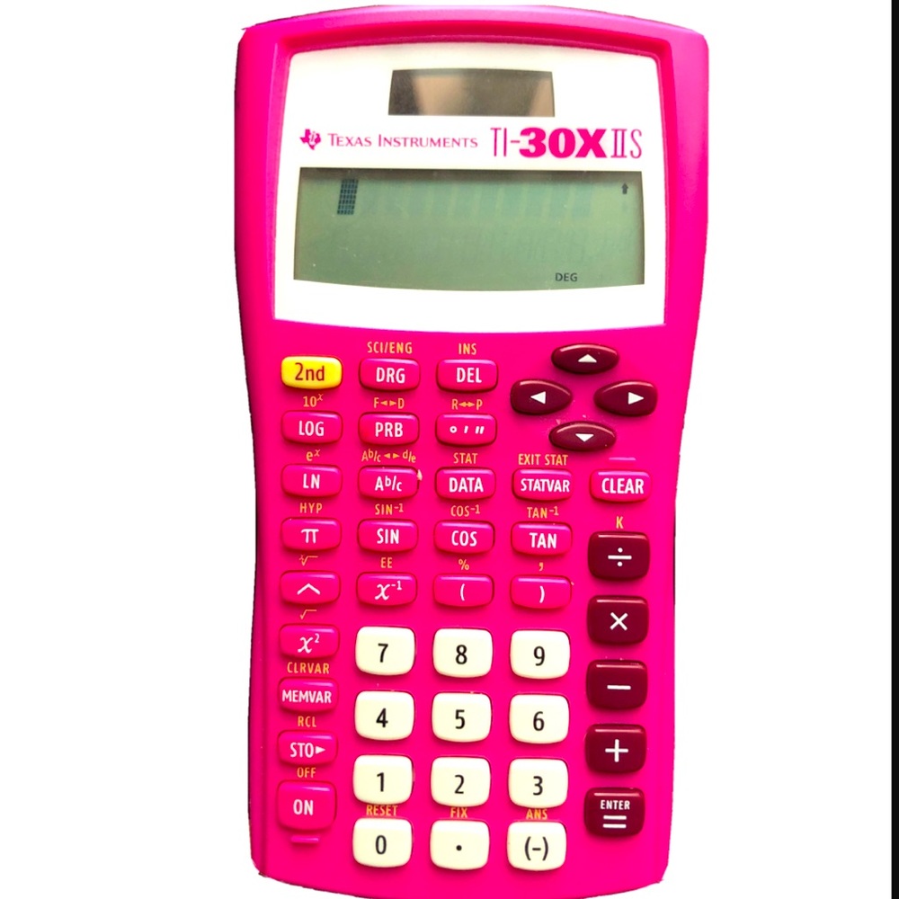 Ti-30XIIS pink calculator